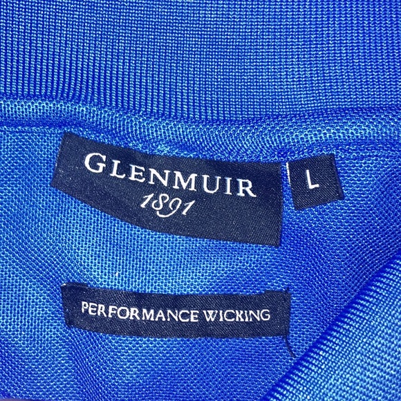 Mens Large Performance Golf Shirt by Glenmuir 1891 w/Moray Golf Club Logo - Picture 6 of 12